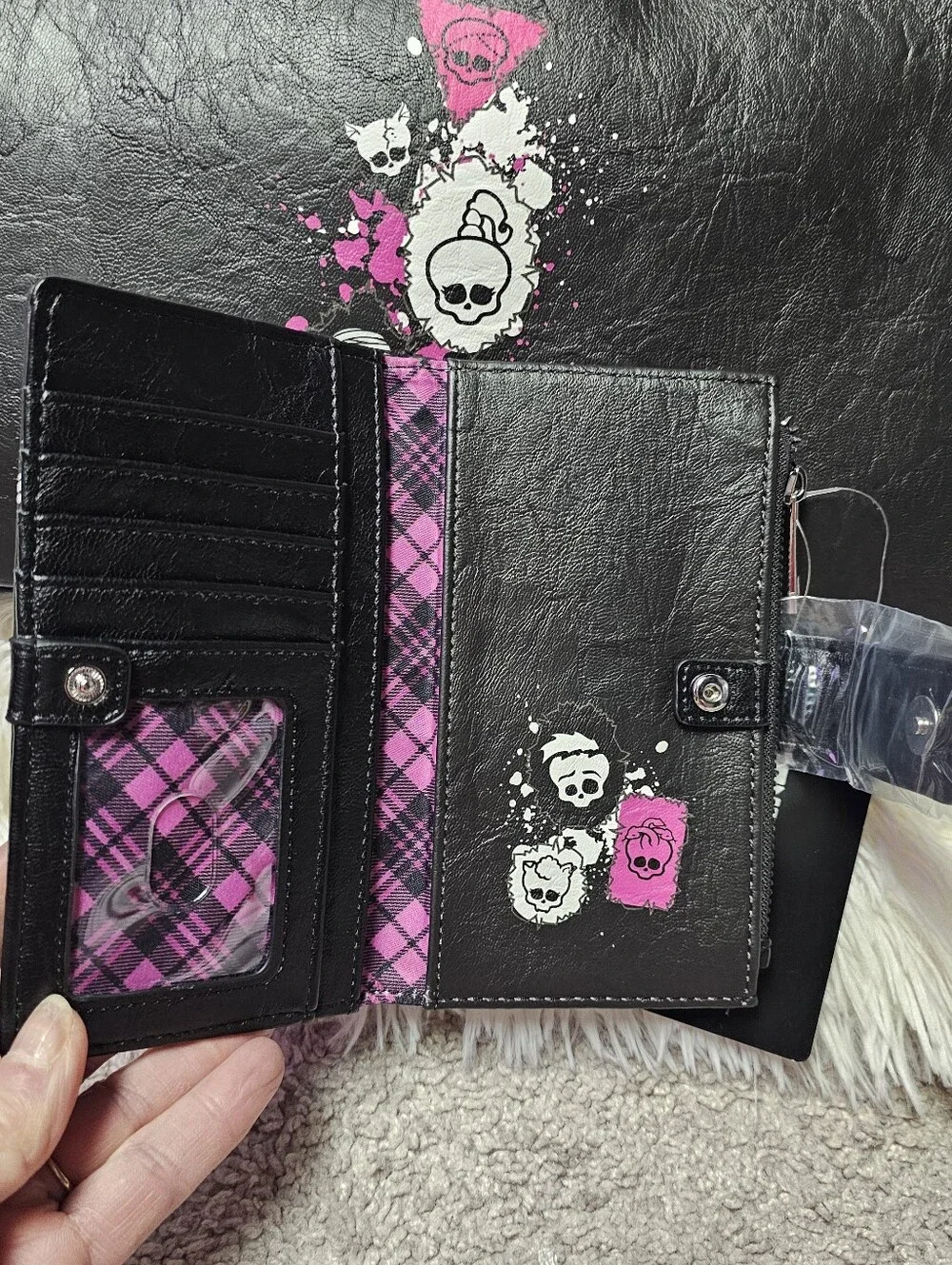 Monster High Icon Tote Bag & Wallet NWT